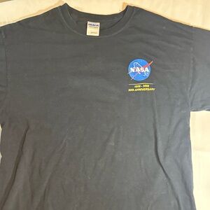 Large Black 50th Anniversary Nasa Shirt